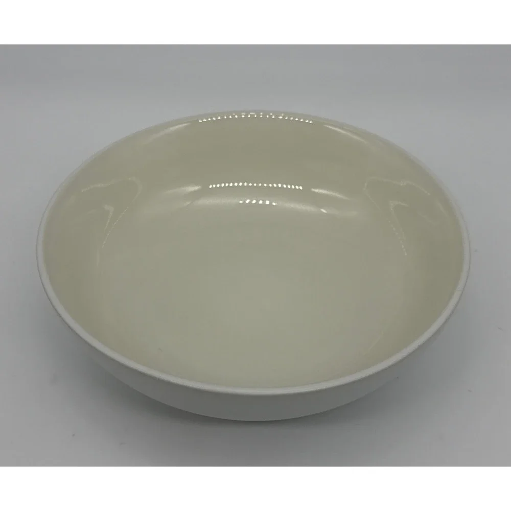 Noritake Colorwave White Stoneware Cereal Soup Bowl 8090 Matte White Cream 7in